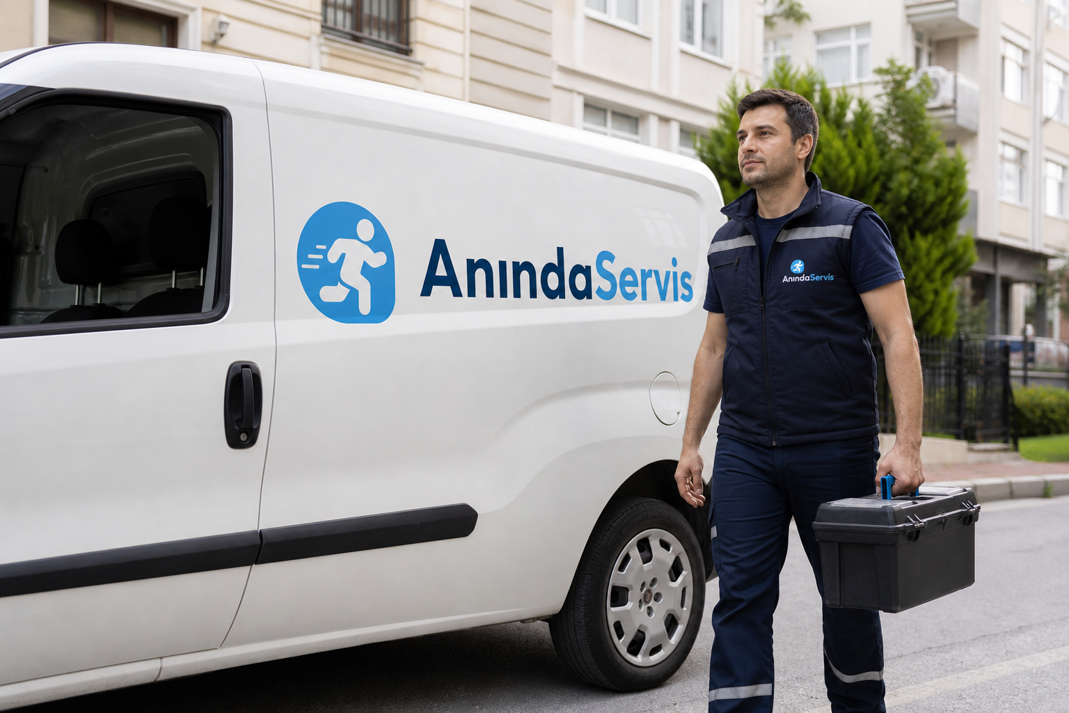 Anında Servis markalı servis aracı - Eskişehir Samsung Beyaz Eşya Servisi